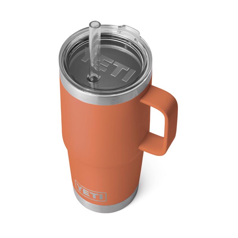 YETI Rambler 25 oz High Desert Clay BPA Free Straw Mug