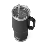 YETI Rambler 25 oz Black BPA Free Straw Mug