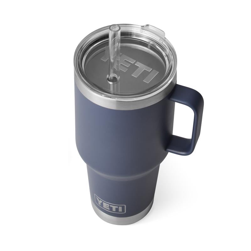 YETI Rambler 35 oz Navy BPA Free Straw Mug