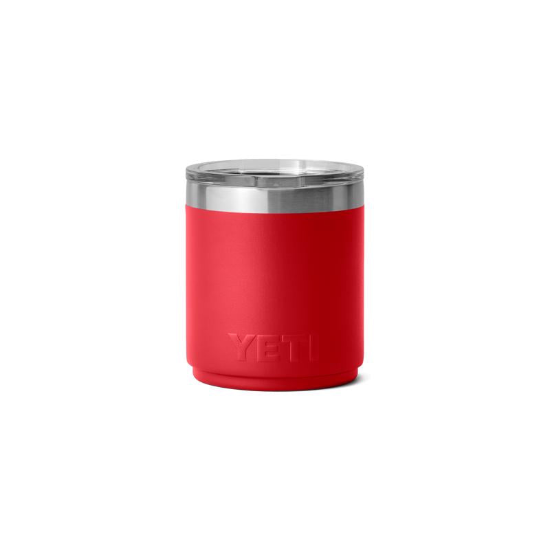 YETI Rambler 10 oz Lowball 2.0 Rescue Red BPA Free Tumbler with MagSlider Lid