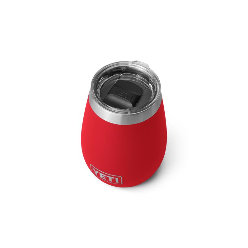 YETI Rambler 10 oz Rescue Red BPA Free Wine Tumbler with MagSlider Lid