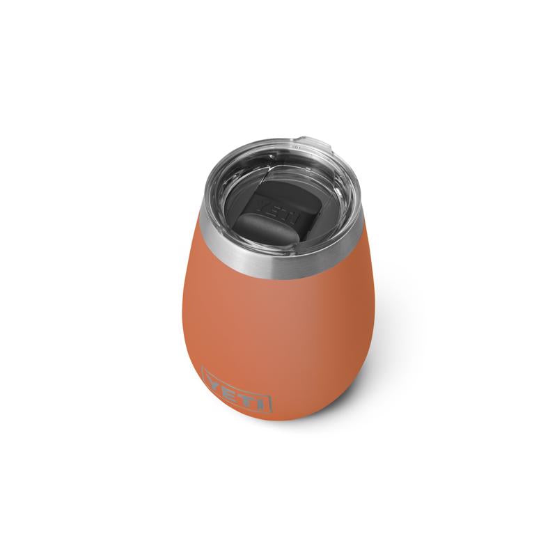 YETI Rambler 10 oz High Desert Clay BPA Free Wine Tumbler with MagSlider Lid