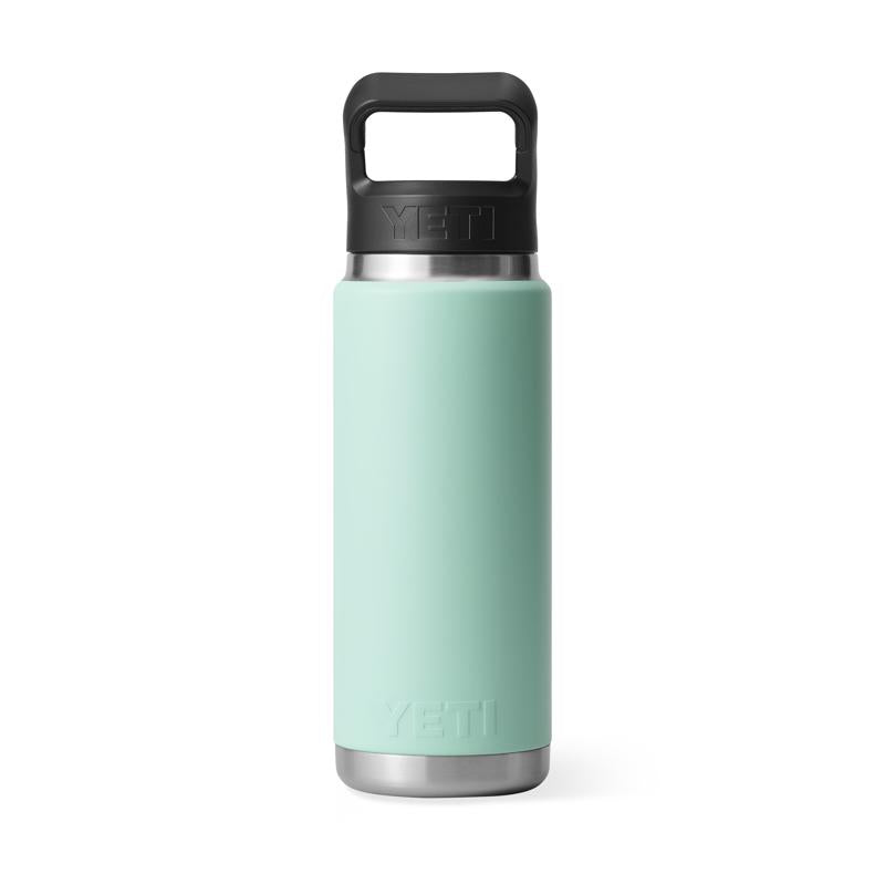 YETI Rambler 26 oz Seafoam BPA Free Bottle with Straw Cap