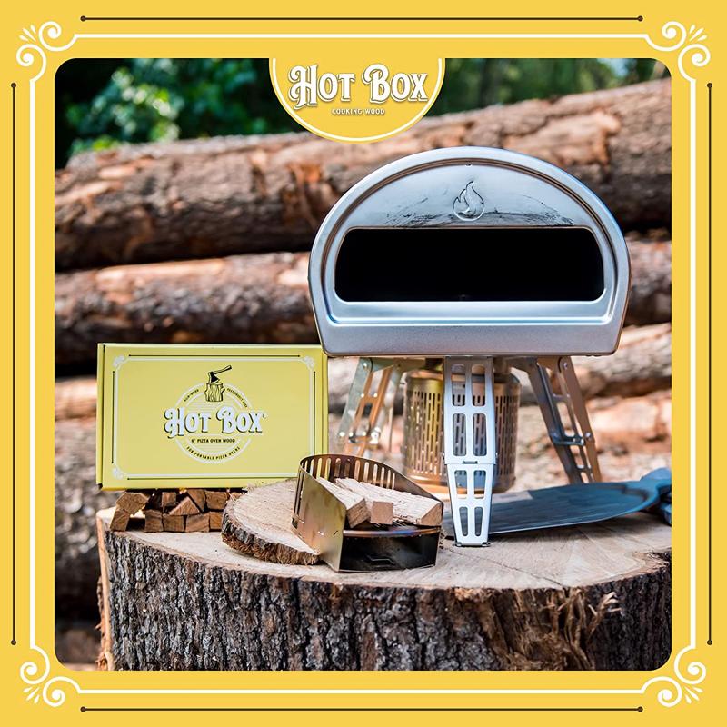 Hot Box Cooking Wood All Natural Oak Mini Logs 350 cu in