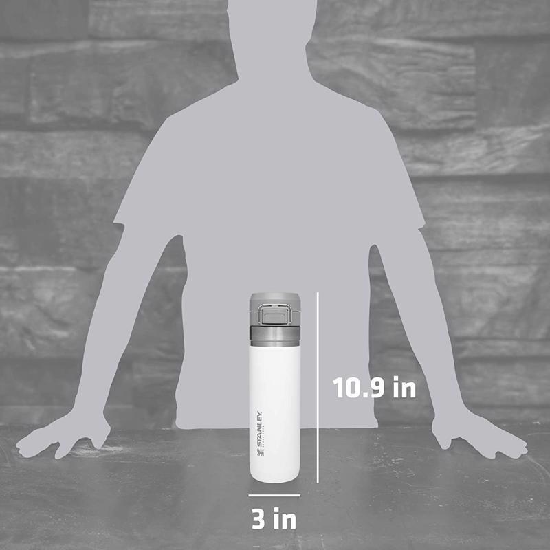 Stanley The Quick Flip 24 oz Double Wall Insulation Polar BPA Free Vacuum Insulated Bottle