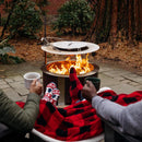 Breeo Outpost 24 Stainless Steel Heat Deflector 6.5 in. H X 24 in. W X 24 in. D