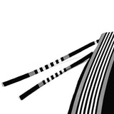 Jordan Manufacturing Stripe Polyester Bench Cushion