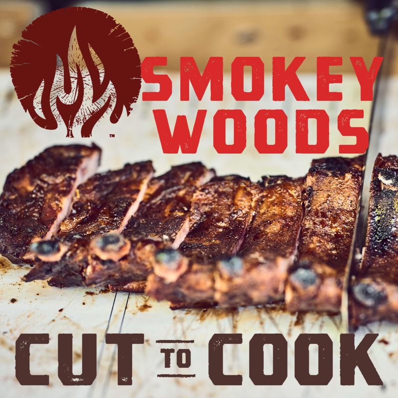 Smokey Woods All Natural Oak Wood Smoking Chunks 350 cu in