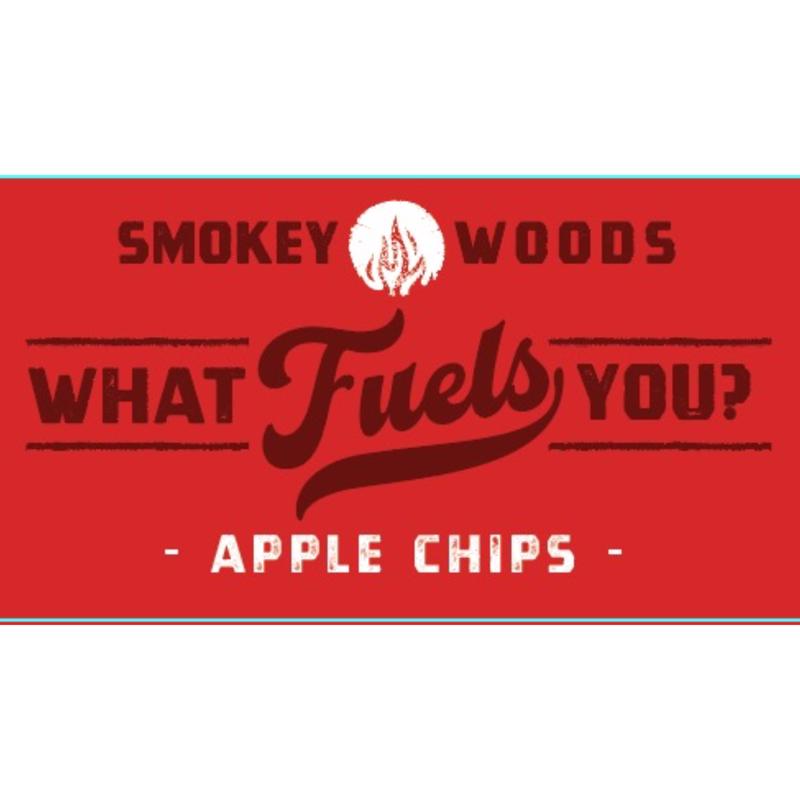 Smokey Woods All Natural Apple Wood Smoking Chips 192 cu in