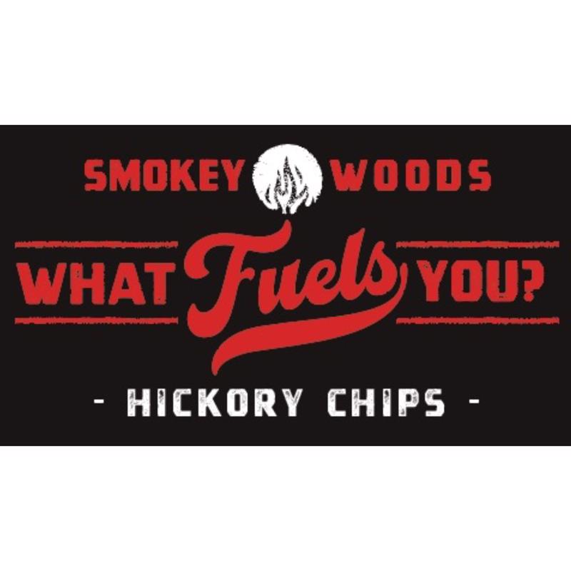 Smokey Woods All Natural Hickory Wood Smoking Chips 192 cu in