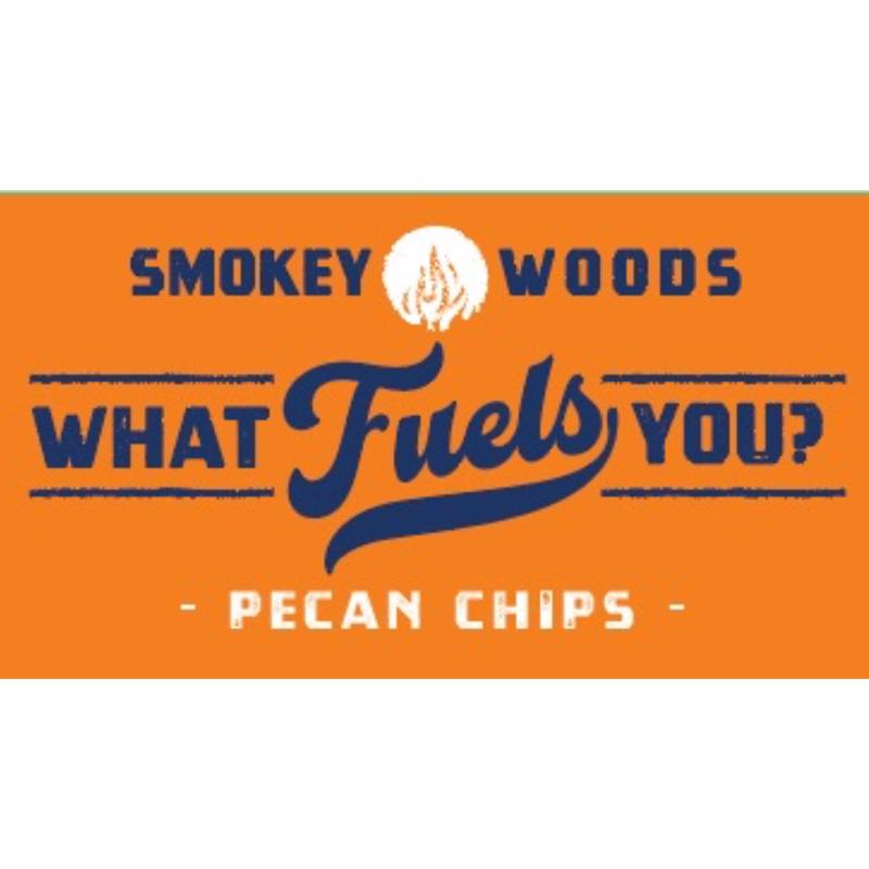 Smokey Woods All Natural Pecan Wood Smoking Chips 192 cu in