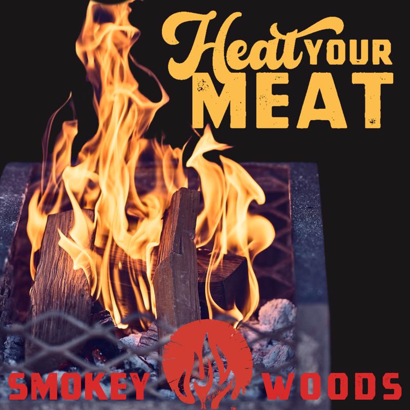 Smokey Woods All Natural Hickory Cooking Logs 1 cu ft