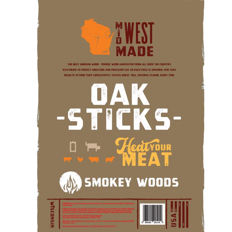 Smokey Woods All Natural Oak Cooking Logs 1 cu ft