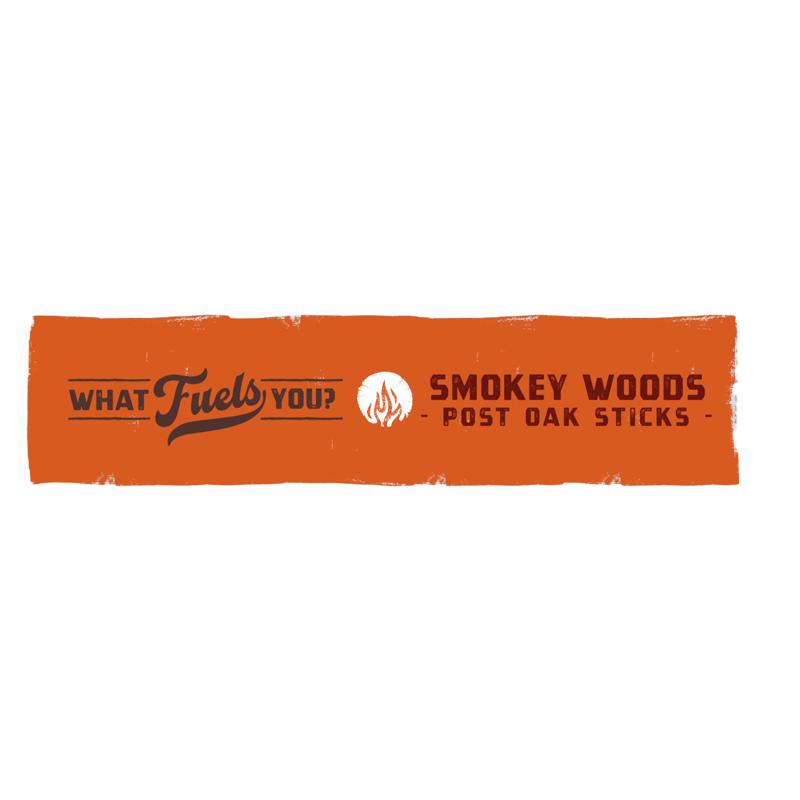 Smokey Woods All Natural Post Oak Cooking Logs 1 cu ft