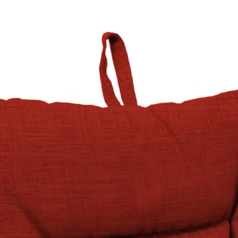 Jordan Manufacturing Red Polyester Chaise Lounge Cushion