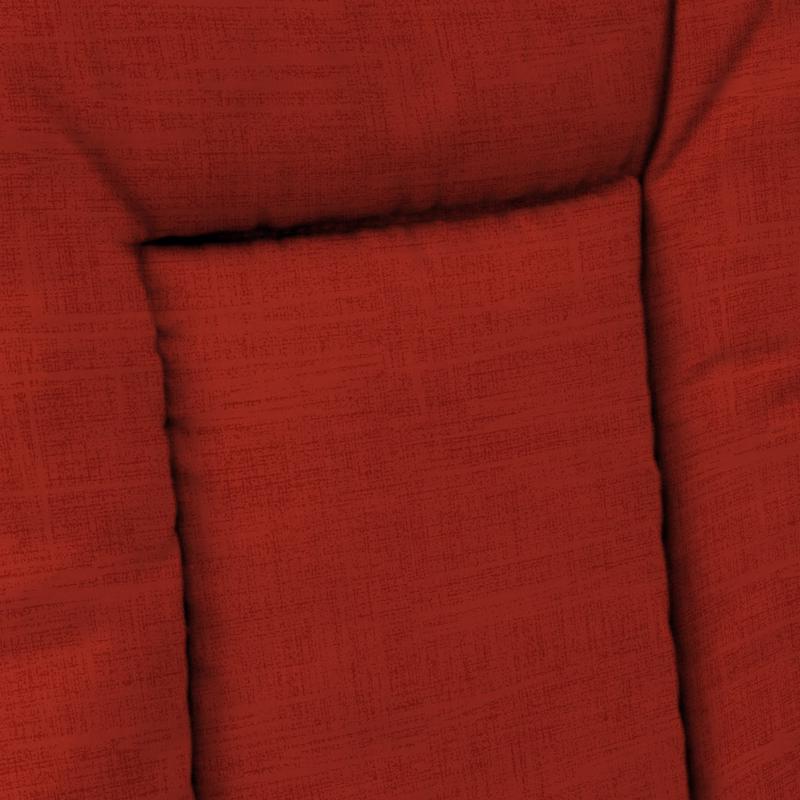 Jordan Manufacturing Red Polyester Chaise Lounge Cushion