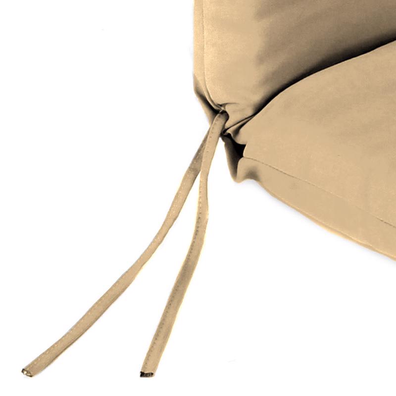 Jordan Manufacturing Beige Sunbrella Chaise Lounge Cushion