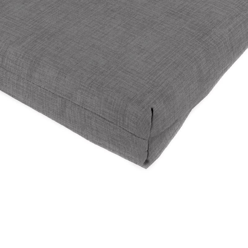 Jordan Manufacturing Gray Polyester Chaise Lounge Cushion