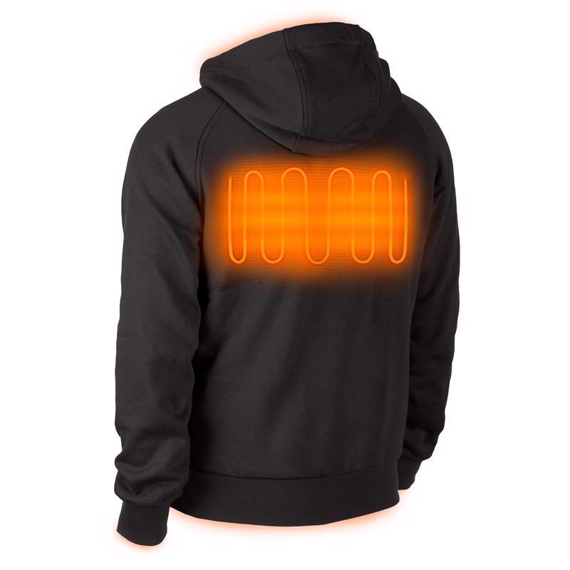 Milwaukee M12 S Long Sleeve Men's Hooded Heated Hoodie (Hoodie Only) Black
