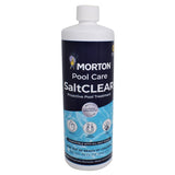 Morton SaltCLEAR | Pool Clarifier & Water Enhancer | Supports Cleaner, Clearer Water | Compatible with All Pool Systems - In-ground and Above Ground Pools | Weekly Maintenance | 32oz
