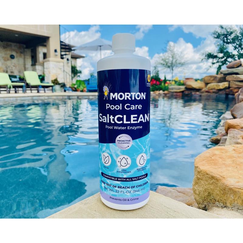 Morton Pool Care SaltCLEAN Liquid Enzyme Cleaner 32 oz