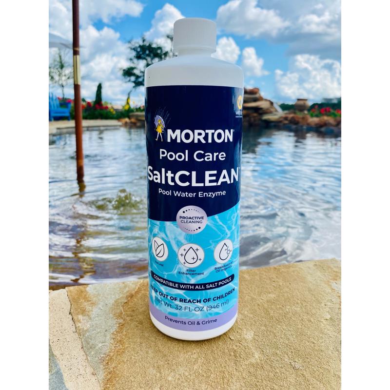 Morton Pool Care SaltCLEAN Liquid Enzyme Cleaner 32 oz