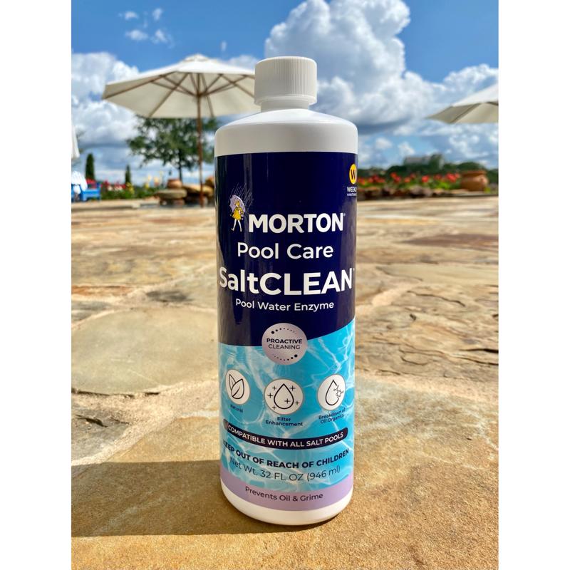 Morton Pool Care SaltCLEAN Liquid Enzyme Cleaner 32 oz