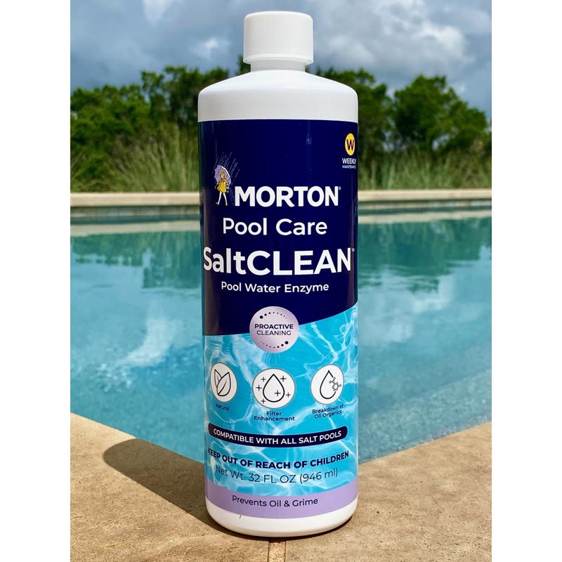 Morton Pool Care SaltCLEAN Liquid Enzyme Cleaner 32 oz