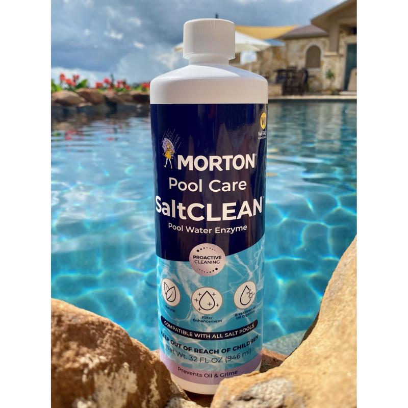 Morton Pool Care SaltCLEAN Liquid Enzyme Cleaner 32 oz