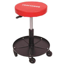Craftsman Matte Red Vinyl Swivel Adjustable Shop Stool