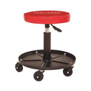 Craftsman Matte Red Vinyl Swivel Adjustable Shop Stool