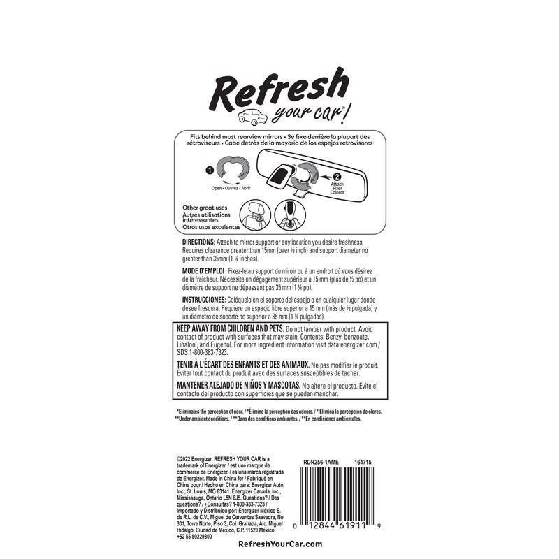 Refresh Your Car! Lightening Bolt Air Freshener 1 pk