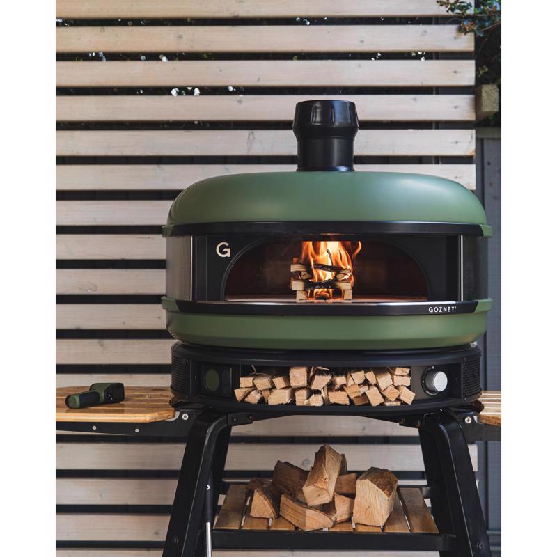 Gozney Dome 29 in. Natural Gas/Wood Outdoor Pizza Oven Olive Green