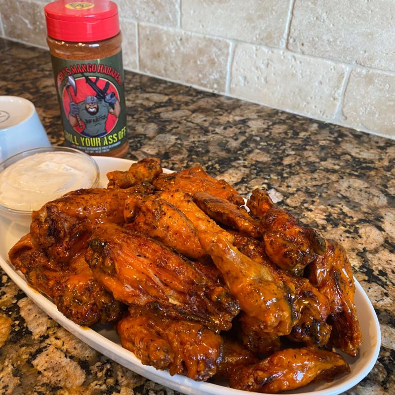 Grill Your Ass Off Crispy's Mango Habanero BBQ Seasoning 12.5 oz