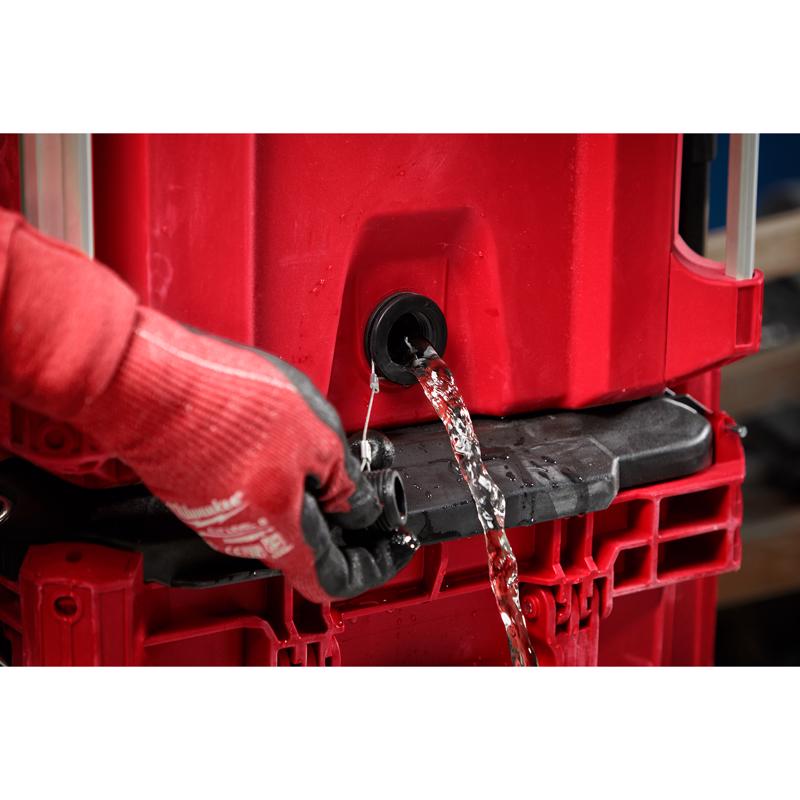 Milwaukee Packout Red/White 40 qt Cooler