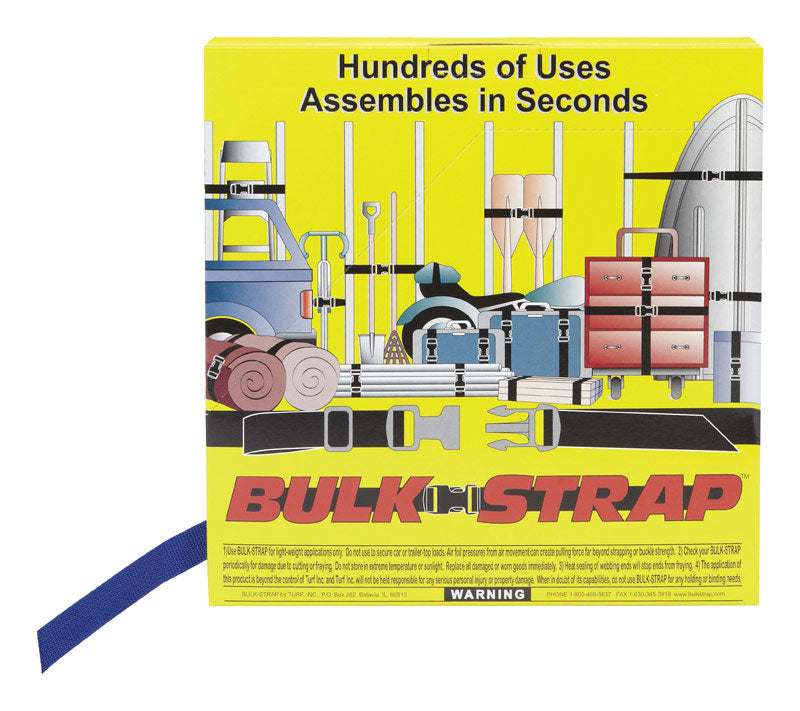 STRAP BULK 1"X300' BLUE