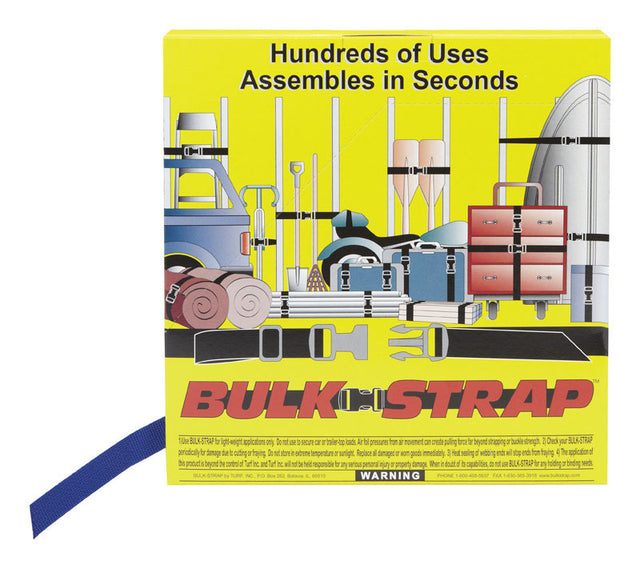 STRAP BULK 1"X300' BLUE