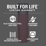 Stanley The Quick Flip 24 oz Double Wall Vacuum Insulation Rose Quartz BPA Free Insulated Bottle