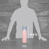 Stanley The Quick Flip 24 oz Double Wall Vacuum Insulation Rose Quartz BPA Free Insulated Bottle