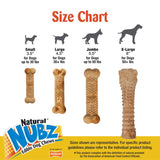 Nylabone NUBZ Bacon Chews For Dogs 6 oz 7.87 in. 2 pk
