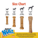 Nylabone NUBZ Bacon Chews For Dogs 6 oz 7.87 in. 2 pk