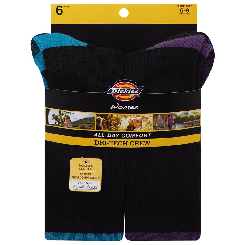 CREW SOCKS WOMEN'S BLACK