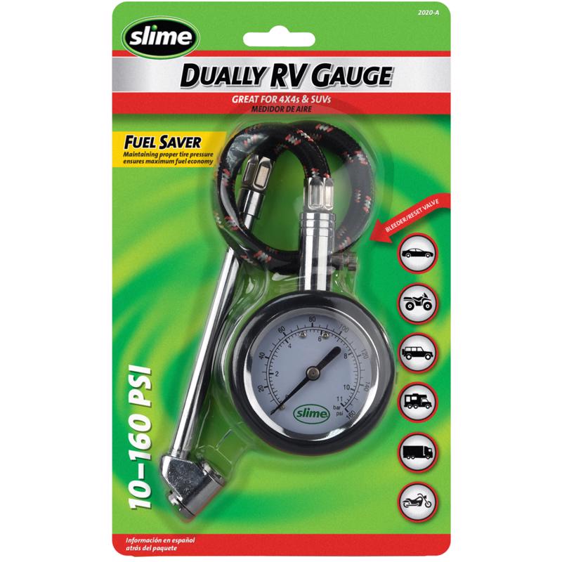 TIRE GAUGE W/HOSE DIAL