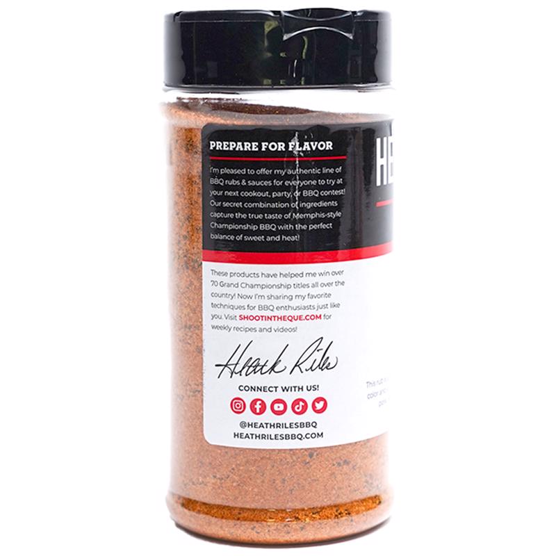 Heath Riles BBQ Honey BBQ Rub 12 oz