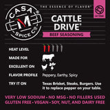 Casa M Spice Co Cattle Drive Beef Seasoning 5 oz