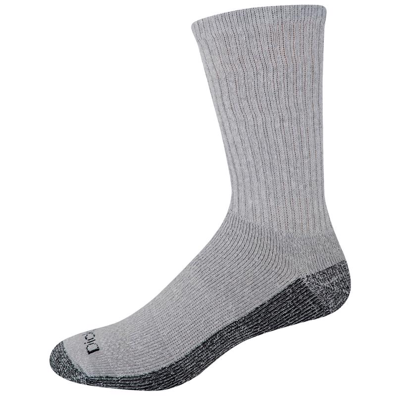 Dickies Dri-Tech Men's 6-12 Crew Socks Gray