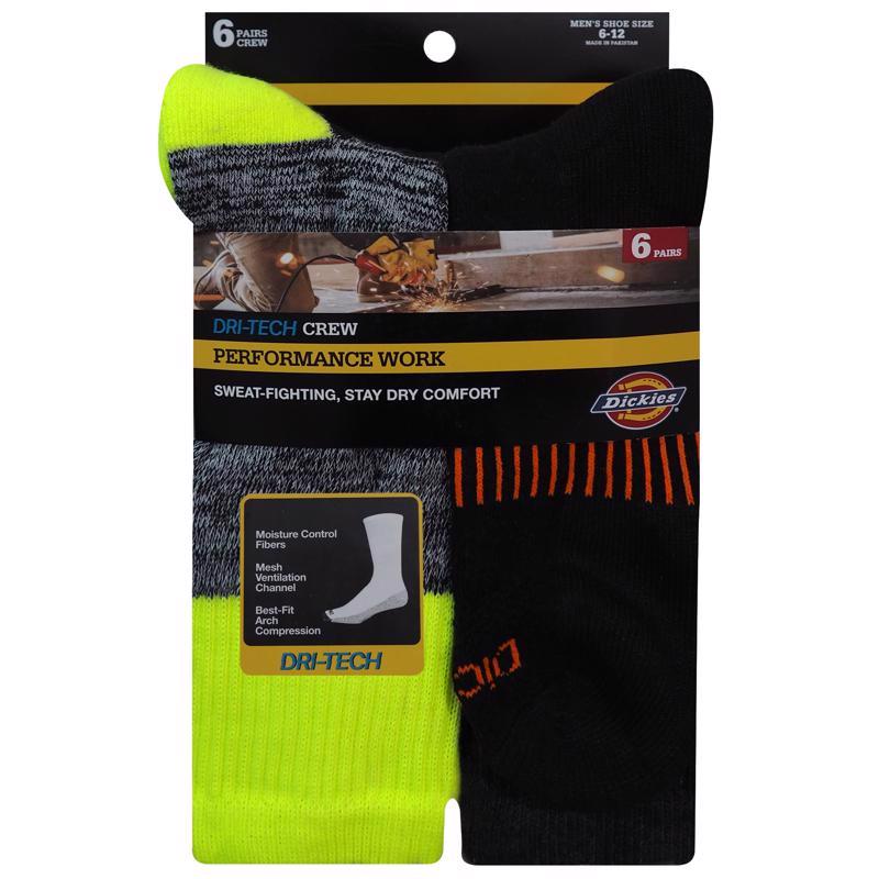 CREW SOCK MEN 6-12 6PR