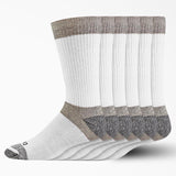 Dickies Dri-Tech Men's 6-12 Cushion Crew Socks White