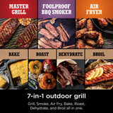 Ninja Woodfire Electric Grill and Smoker Red