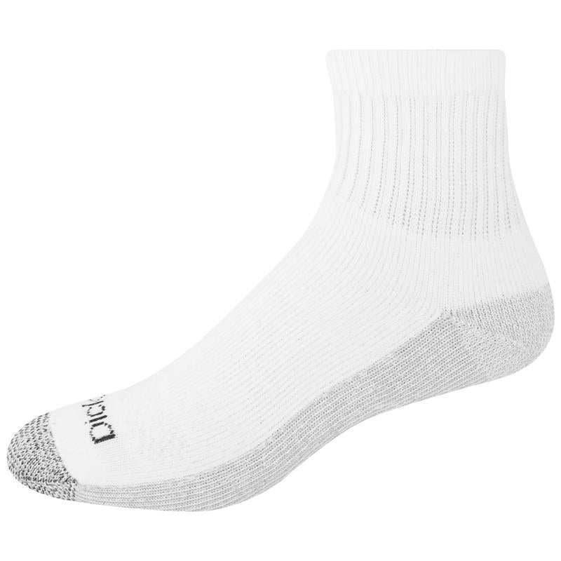 Dickies Dri-Tech Men's 6-12 Quarter Sock White